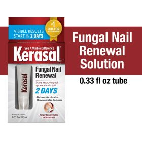 Kerasal Nail Fungal Nail Renewal Treatment for Discolored or Damaged Nails, 10ml (0.33oz)