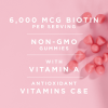 Nature's Bounty Advanced Hair;  Skin and Nails Strawberry Gummies;  6000 mcg Biotin;  90 Count