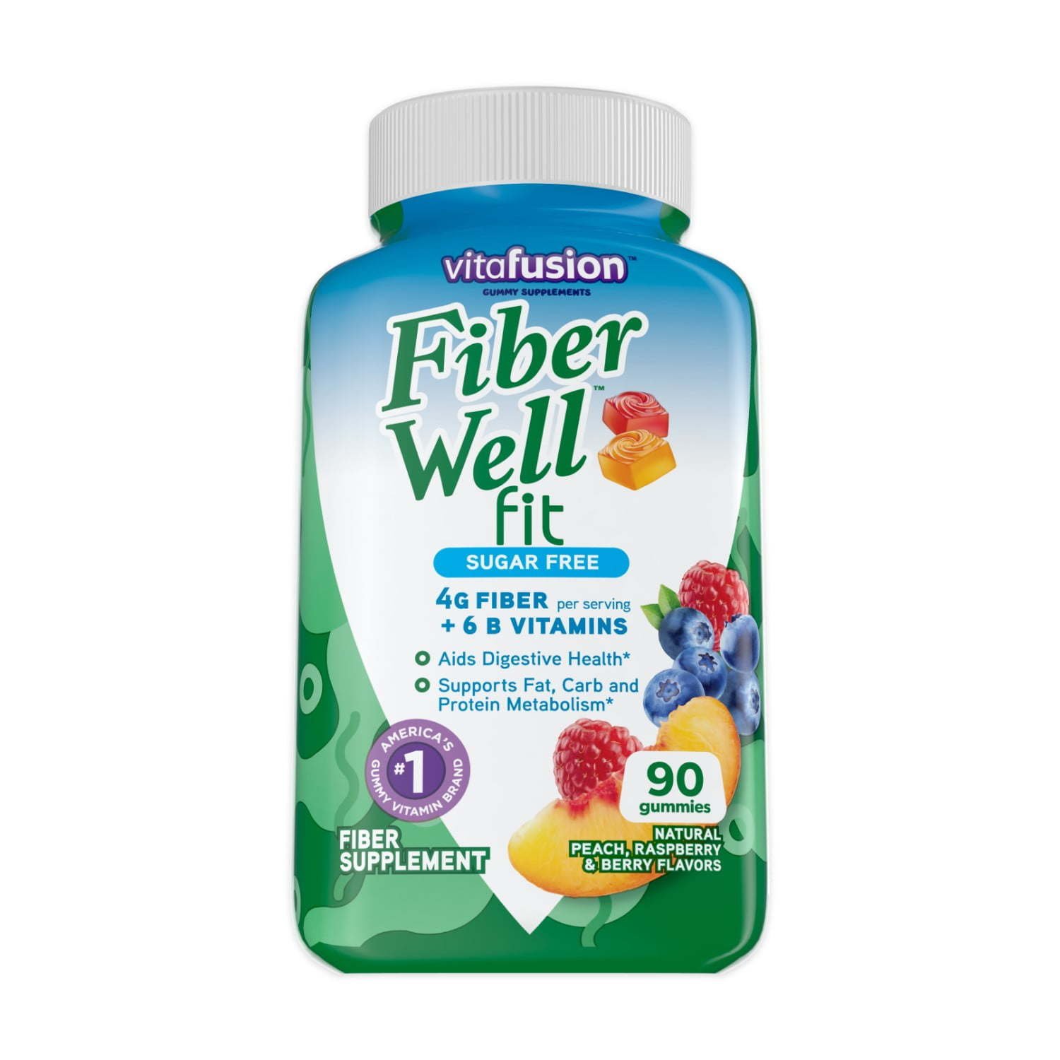 Vitafusion Fiber Well Fit Gummies Supplement; 90 Count Vitafusion Fiber Well Fit Gummies Supplement; 90 Count
