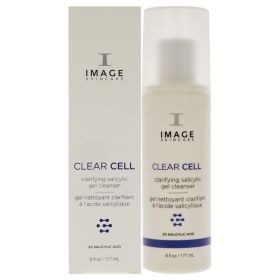 Clear Cell Salicylic Gel Cleanser by Image for Unisex - 6 oz Cleanser