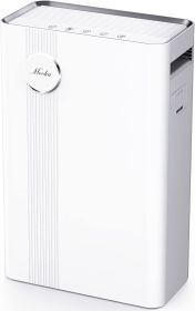 MOOKA Air Purifier for Large Rooms True HEPA Air Filter, Activated Carbon, 23dB High CADR Air Cleaner for 1076 Sq. Ft., Allergies, Pollen, Smoke, Dust