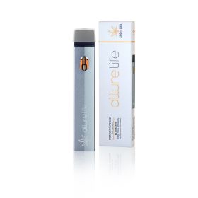 Allure Life CBD Vaporizer 200 mg of 99.9% CBD in a premium draw activated vaporizer designed to promote focus, energy, anti-anxiety multi-symptom func