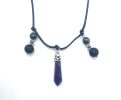 EMF Protection Necklace - Amethyst Shungite & Hematite Chakra Healing Crystals