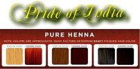 Pride Of India - Herbal Hair Color Powders, 454 grams (16 oz) (Pure Henna Cream - Natural - W Gloves)