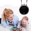 Portable hanging neck air purifier