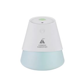 Car USB Portable Travel Desktop Iceberg Humidifier (Option: White-USB)