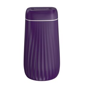 Nano Dual-head Spray USB Humidifier Mini Desktop (Color: Purple)