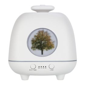Mute Ultrasonic Home Desktop Aromatherapy (Option: White-UK)