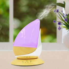 Creative Water Drop Aroma Diffuser Home Ultra-quiet (Option: Purple-US)