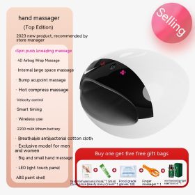 Electric Hand Massage Instrument Finger Acupuncture Point Wrist Kneading Multifunctional Hand Beauty Instrument Palm Hand Massager (Option: Top Version)
