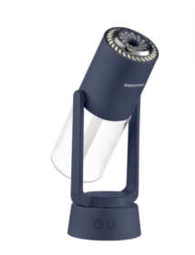 Automatic Head Humidifier Dazzle Shadow Air Purification (Option: Dark blue-USB n battery)