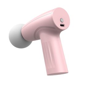 Mini Massage Gun Muscle Deep Relaxation Fitness (Option: Pink-USB)