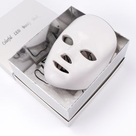 Beauty Instrument Beauty Skin Mask Instrument Seven-color Photon Rejuvenation (Option: With original packaging-US)