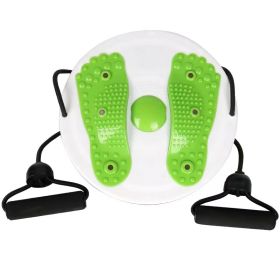 Waist Twister With Drawstring; Home Fitness Exercise Equipment (size: Green)