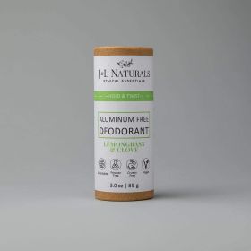Aluminum-Free Deodorant (Scent: Lemongrass & Clove)