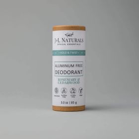Aluminum-Free Deodorant (Scent: Rosemary & Cedarwood)