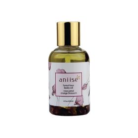 Luxurious Rose Petal Body Oil with Natural Oils (Material: Orange Blossom)