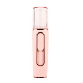 Women's Dual Hole Handheld Mini Spray Apparatus (Option: Pink-USB)